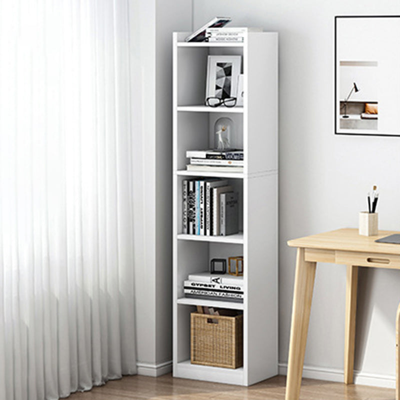 Closed Wood Bookcase Modern Minimalist Home Living Room Corner Bookshelf Clearhalo 'Bookcases' 'furn' 'furn_bookcases' 'Furniture' 'Office Furniture' 5429651
