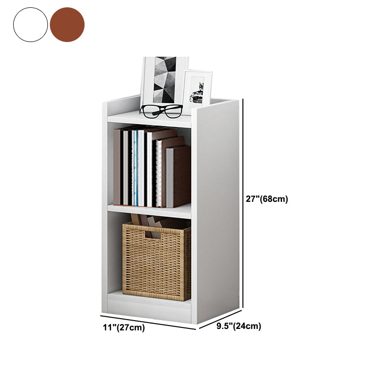 Closed Wood Bookcase Modern Minimalist Home Living Room Corner Bookshelf Clearhalo 'Bookcases' 'furn' 'furn_bookcases' 'Furniture' 'Office Furniture' 5429661