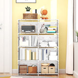 Moderne Stoffe Bücherregal, geometrisches Bücherregal für Wohnzimmer