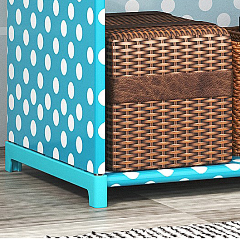 Moderne Stoffe Bücherregal, geometrisches Bücherregal für Wohnzimmer