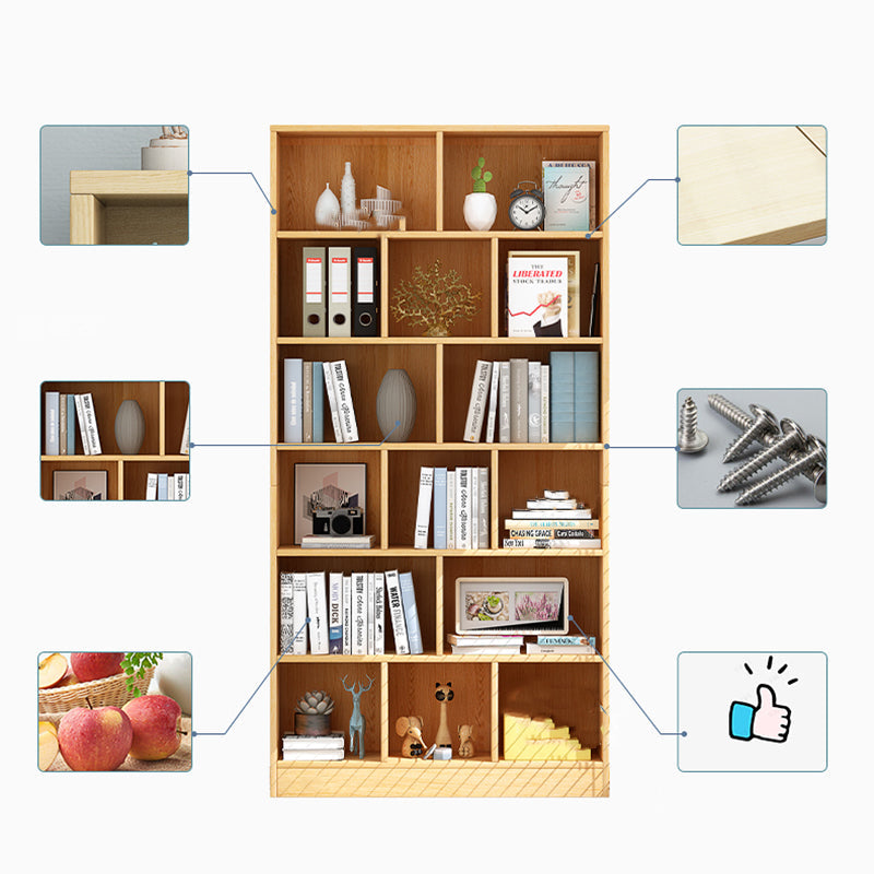 Bibliothèque en bois fermé moderne minimaliste maison salon étanche standard