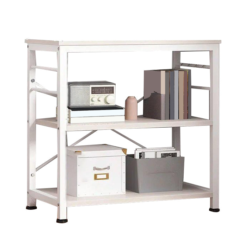 11.8 "Échelle de large étagère de livre contemporain Home Metal Libshelf