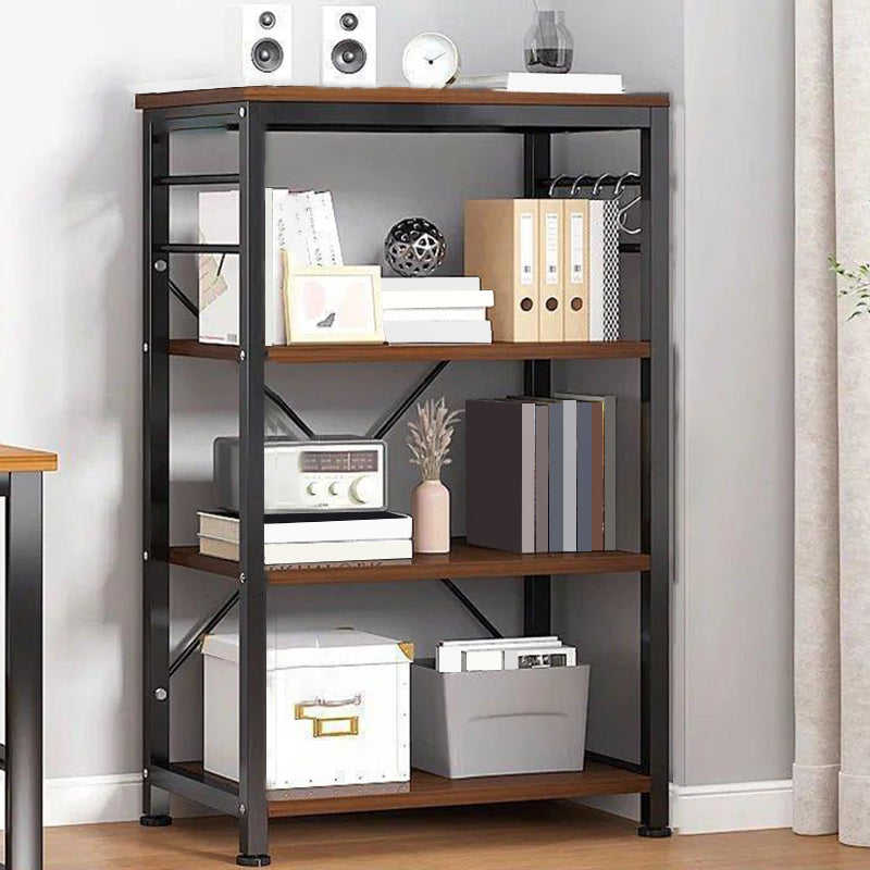 11.8 "Échelle de large étagère de livre contemporain Home Metal Libshelf