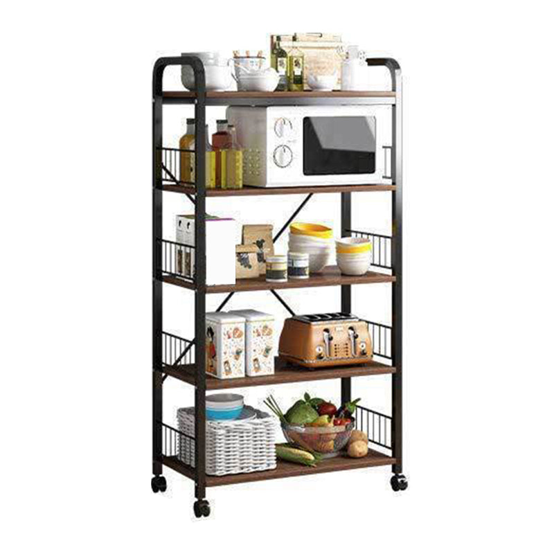 11.8 "Échelle de large étagère de livre contemporain Home Metal Libshelf
