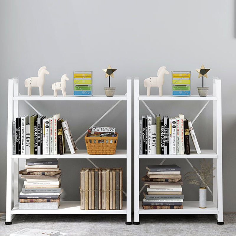 11.8 "Échelle de large étagère de livre contemporain Home Metal Libshelf