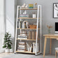 11.8 "Échelle de large étagère de livre contemporain Home Metal Libshelf