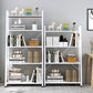 11.8 "Échelle de large étagère de livre contemporain Home Metal Libshelf