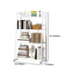 11.8 "Échelle de large étagère de livre contemporain Home Metal Libshelf