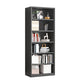 Metal Enclosed Bookshelf Modern Minimalist Rectangular Standard Bookcase