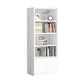 Metal Enclosed Bookshelf Modern Minimalist Rectangular Standard Bookcase