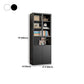 Metal Enclosed Bookshelf Modern Minimalist Rectangular Standard Bookcase