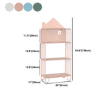 Abierta la estantería de la estantería escandinava Etagere estantería con estantes