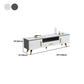 Open Storage 18" H TV Stand , Faux Wood TV Stand Console in Grey / White Clearhalo 'furn' 'furn_tv_stands_entertainment_centers' 'Furniture' 'Living Room Furniture' 'TV Stands & Entertainment Centers' 'TV Stands & Media Storage Furniture' 'tv_stands_entertainment_centers' 5429895