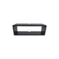 Scandinavian Wood TV Media Stand Matte Finish Media Console with Shelves 23.6"L x 7.9"W x 7.9"H Black Clearhalo 'furn' 'furn_tv_stands_entertainment_centers' 'Furniture' 'Living Room Furniture' 'TV Stands & Entertainment Centers' 'TV Stands & Media Storage Furniture' 'tv_stands_entertainment_centers' 5429987