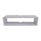 Scandinavian Wood TV Media Stand Matte Finish Media Console with Shelves 31.5"L x 7.9"W x 7.9"H White Clearhalo 'furn' 'furn_tv_stands_entertainment_centers' 'Furniture' 'Living Room Furniture' 'TV Stands & Entertainment Centers' 'TV Stands & Media Storage Furniture' 'tv_stands_entertainment_centers' 5429994