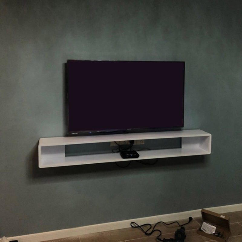 Scandinavian Wood TV Media Stand Matte Finish Media Console with Shelves Clearhalo 'furn' 'furn_tv_stands_entertainment_centers' 'Furniture' 'Living Room Furniture' 'TV Stands & Entertainment Centers' 'TV Stands & Media Storage Furniture' 'tv_stands_entertainment_centers' 5430005