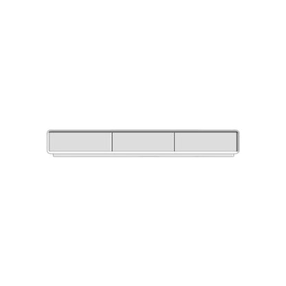 16 - Inch D White TV Console with Glide Drawer Included , Contemporary TV Stand