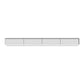 16 - Inch D White TV Console with Glide Drawer Included , Contemporary TV Stand