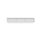 16 - Inch D White TV Console with Glide Drawer Included , Contemporary TV Stand