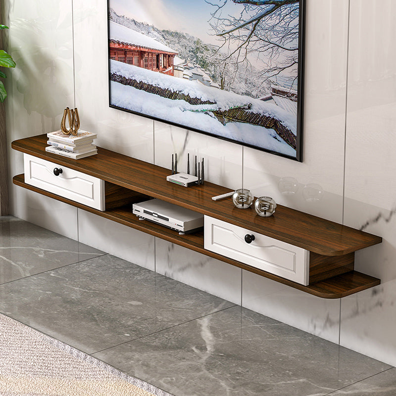 Scandinavian Wall-mounted TV Stand Faux Wood and Solid Wood TV Cabinet Clearhalo 'furn' 'furn_tv_stands_entertainment_centers' 'Furniture' 'Living Room Furniture' 'TV Stands & Entertainment Centers' 'TV Stands & Media Storage Furniture' 'tv_stands_entertainment_centers' 5430042