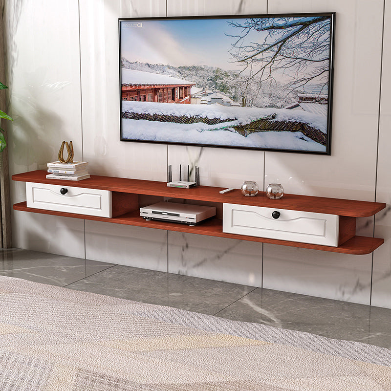 Scandinavian Wall-mounted TV Stand Faux Wood and Solid Wood TV Cabinet Clearhalo 'furn' 'furn_tv_stands_entertainment_centers' 'Furniture' 'Living Room Furniture' 'TV Stands & Entertainment Centers' 'TV Stands & Media Storage Furniture' 'tv_stands_entertainment_centers' 5430043