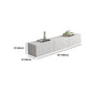 12 / 16 - Inch TV Console Faux Wood TV Console Stand With Cabinets / Drawers in White Clearhalo 'furn' 'furn_tv_stands_entertainment_centers' 'Furniture' 'Living Room Furniture' 'TV Stands & Entertainment Centers' 'TV Stands & Media Storage Furniture' 'tv_stands_entertainment_centers' 5430074