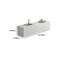 12 / 16 - Inch TV Console Faux Wood TV Console Stand With Cabinets / Drawers in White Clearhalo 'furn' 'furn_tv_stands_entertainment_centers' 'Furniture' 'Living Room Furniture' 'TV Stands & Entertainment Centers' 'TV Stands & Media Storage Furniture' 'tv_stands_entertainment_centers' 5430075