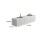 12 / 16 - Inch TV Console Faux Wood TV Console Stand With Cabinets / Drawers in White Clearhalo 'furn' 'furn_tv_stands_entertainment_centers' 'Furniture' 'Living Room Furniture' 'TV Stands & Entertainment Centers' 'TV Stands & Media Storage Furniture' 'tv_stands_entertainment_centers' 5430077