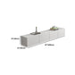 12 / 16 - Inch TV Console Faux Wood TV Console Stand With Cabinets / Drawers in White Clearhalo 'furn' 'furn_tv_stands_entertainment_centers' 'Furniture' 'Living Room Furniture' 'TV Stands & Entertainment Centers' 'TV Stands & Media Storage Furniture' 'tv_stands_entertainment_centers' 5430080