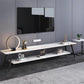 Moderno Style Stone TV Stand de TV en blanco y negro Gabinete de televisión de almacenamiento