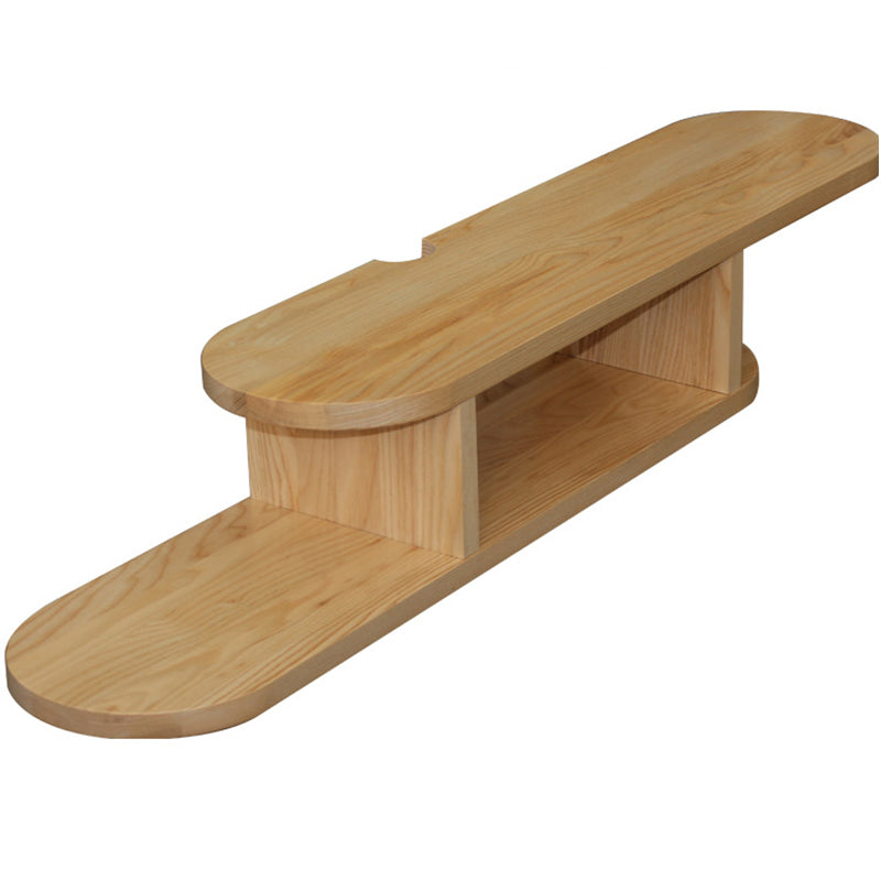 8" D Solid Wood TV Stand , Open Storage Floating TV Stand Console In 3 Colors Wood Clearhalo 'furn' 'furn_tv_stands_entertainment_centers' 'Furniture' 'Living Room Furniture' 'TV Stands & Entertainment Centers' 'TV Stands & Media Storage Furniture' 'tv_stands_entertainment_centers' 5430099