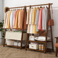 Solid Wooden Coat Rack Shelf Storage and Hanging Rail Coat Hanger Clearhalo 'Entry & Mudroom Furniture' 'furn' 'furn_hall_tree_coat_racks' 'Furniture' 'Hall Trees & Coat Racks' 'hall_tree_coat_racks' 5430186