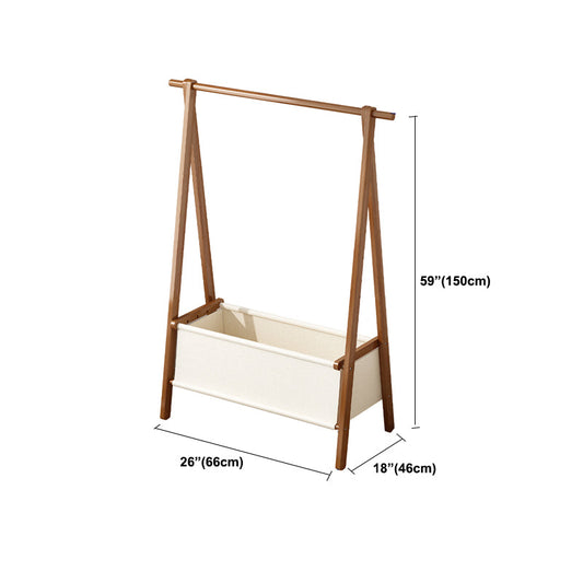 Solid Wooden Coat Rack Shelf Storage and Hanging Rail Coat Hanger Clearhalo 'Entry & Mudroom Furniture' 'furn' 'furn_hall_tree_coat_racks' 'Furniture' 'Hall Trees & Coat Racks' 'hall_tree_coat_racks' 5430189