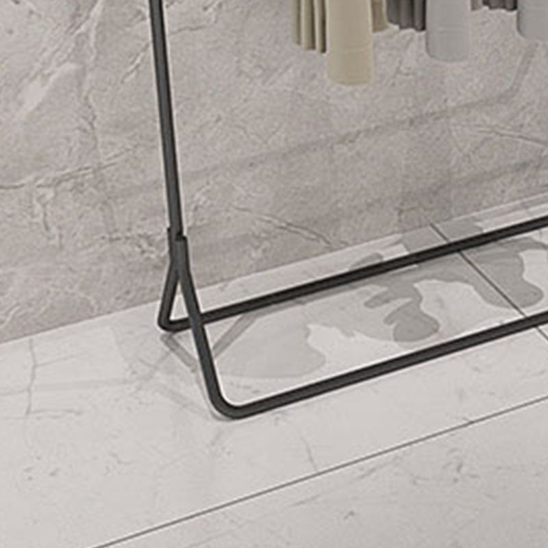 Kit de entrada de riel colgante contemporáneo de árbol de metal en negro