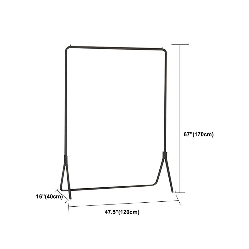 Kit de entrada de riel colgante contemporáneo de árbol de metal en negro