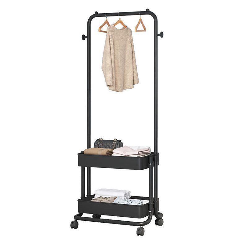 Industrial Coat Rack Storage Shelf Entryway Kit Coat Hanger for Living Room Clearhalo 'Entry & Mudroom Furniture' 'furn' 'furn_hall_tree_coat_racks' 'Furniture' 'Hall Trees & Coat Racks' 'hall_tree_coat_racks' 5430294
