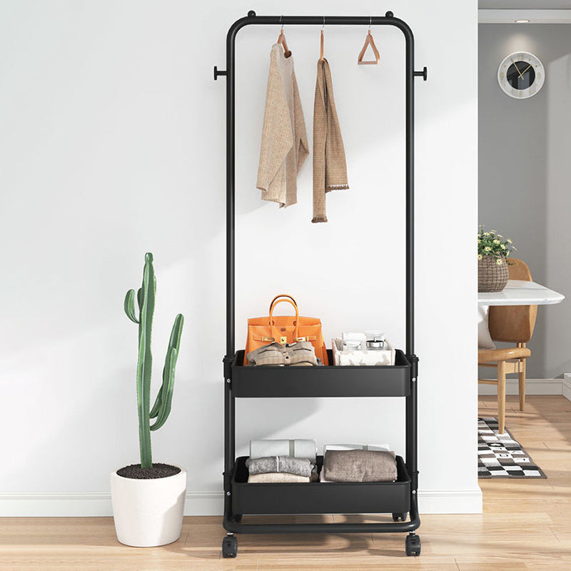 Industrial Coat Rack Storage Shelf Entryway Kit Coat Hanger for Living Room Clearhalo 'Entry & Mudroom Furniture' 'furn' 'furn_hall_tree_coat_racks' 'Furniture' 'Hall Trees & Coat Racks' 'hall_tree_coat_racks' 5430303