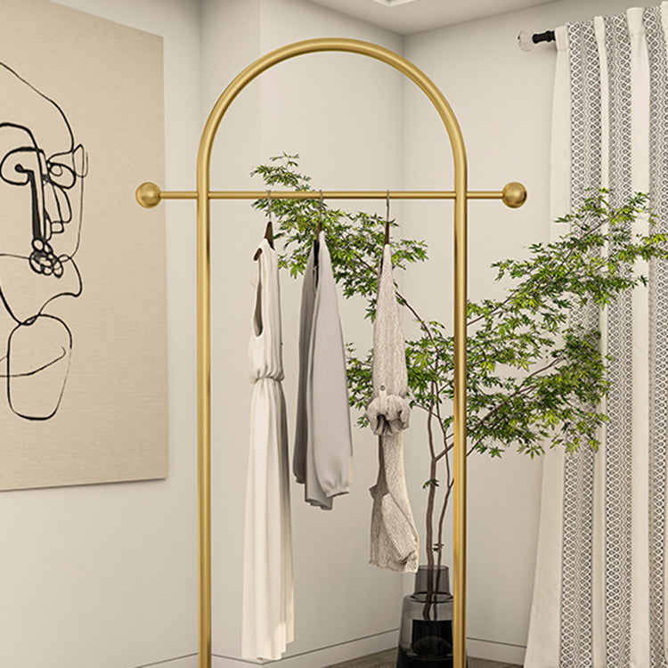 Gold Hall Stand Magnificent Metal Entry Hall Árbol con ganchos