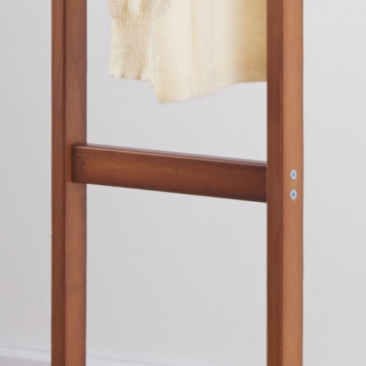 Massive Holzschatz -Rack -Haken Hängende Schiene Eingangsmantelstange