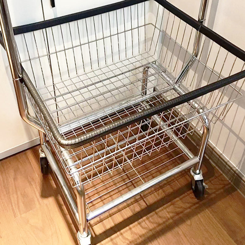 Contemporary Coat Rack Metal Storage Baskets Free Standing Hall Tree Clearhalo 'Entry & Mudroom Furniture' 'furn' 'furn_hall_tree_coat_racks' 'Furniture' 'Hall Trees & Coat Racks' 'hall_tree_coat_racks' 5430406