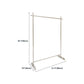Industrial Metal Hallstand Hanging Rail Entryway Kit in Silver