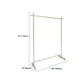 Industrial Metal Hallstand Hanging Rail Entryway Kit in Silver