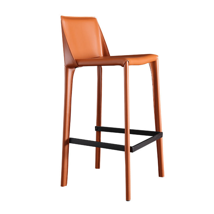 Modern Style Bar Stool Metal Counter Bar Stool with Metal Legs for Home Clearhalo 'Bar Furniture' 'Bar Stools' 'bar_stools' 'furn' 'furn_bar_stools' 'Furniture' 'furniture_bar_stools' 'Kitchen & Dining Furniture' 5432957