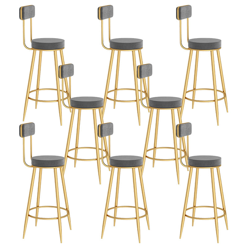 Sgabello moderno contropiede rotonde per soggiorno per soggiorno