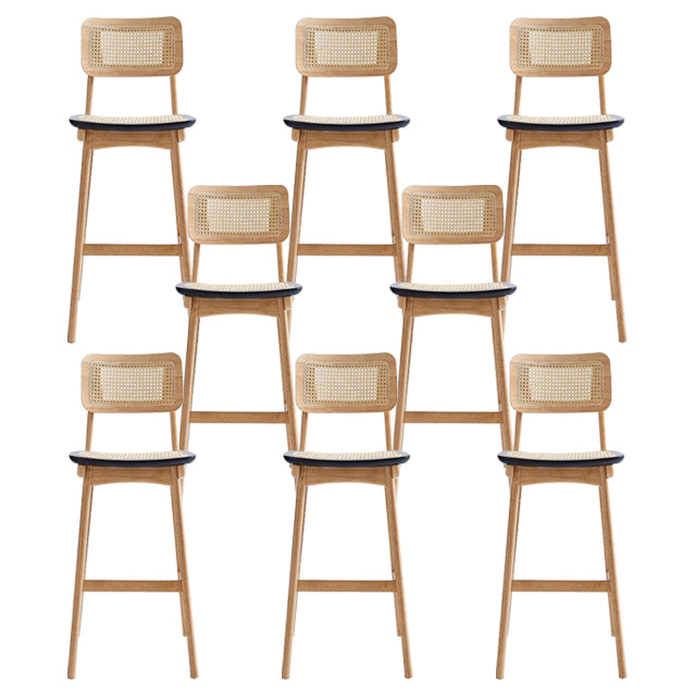 Tabouret de bar moderne tabouret de comptoir en bois avec des jambes en bois pour la maison