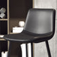 Modern Backrest Armless Counter Stool Iron Milk Tea Shop Bar Stool with Leather Cushion Clearhalo 'Bar Furniture' 'Bar Stools' 'bar_stools' 'furn' 'furn_bar_stools' 'Furniture' 'Kitchen & Dining Furniture' 5433187