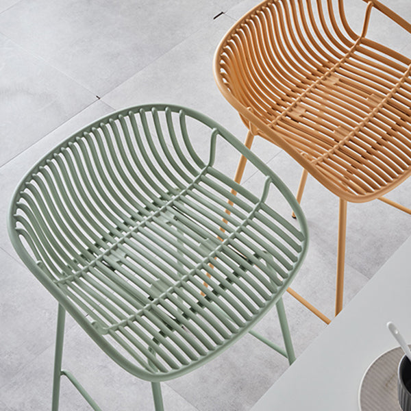 Moderner Barhocker Metallstockschocken mit Metallbeinen für Zuhause