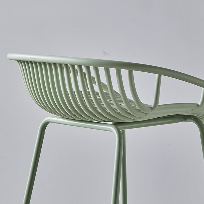 Moderner Barhocker Metallstockschocken mit Metallbeinen für Zuhause