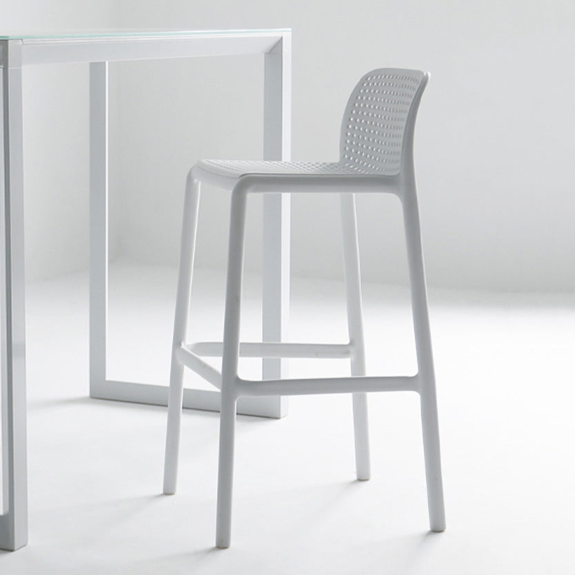 Moderne Style-Hop-Hop-Plastik-Theke-Barhocker mit Plastikbeinen für das Restaurant