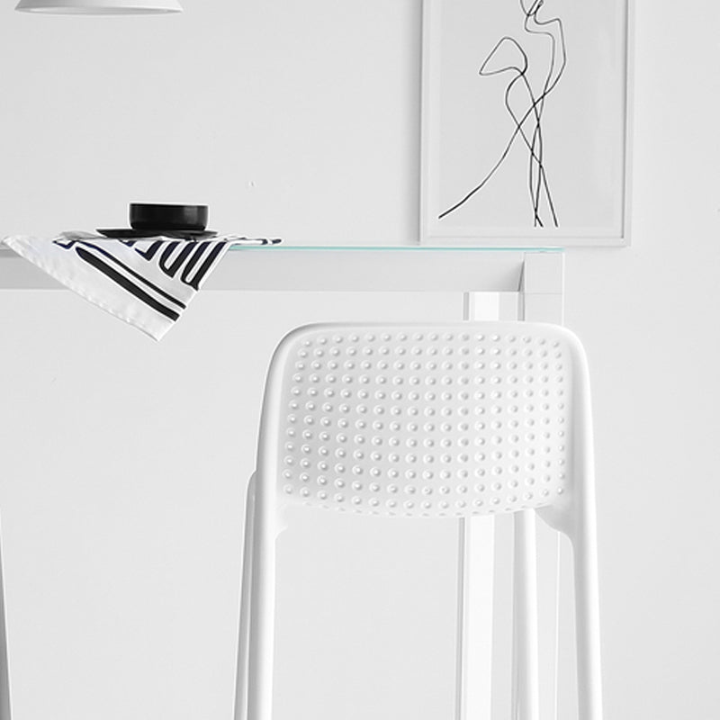 Moderne Style-Hop-Hop-Plastik-Theke-Barhocker mit Plastikbeinen für das Restaurant